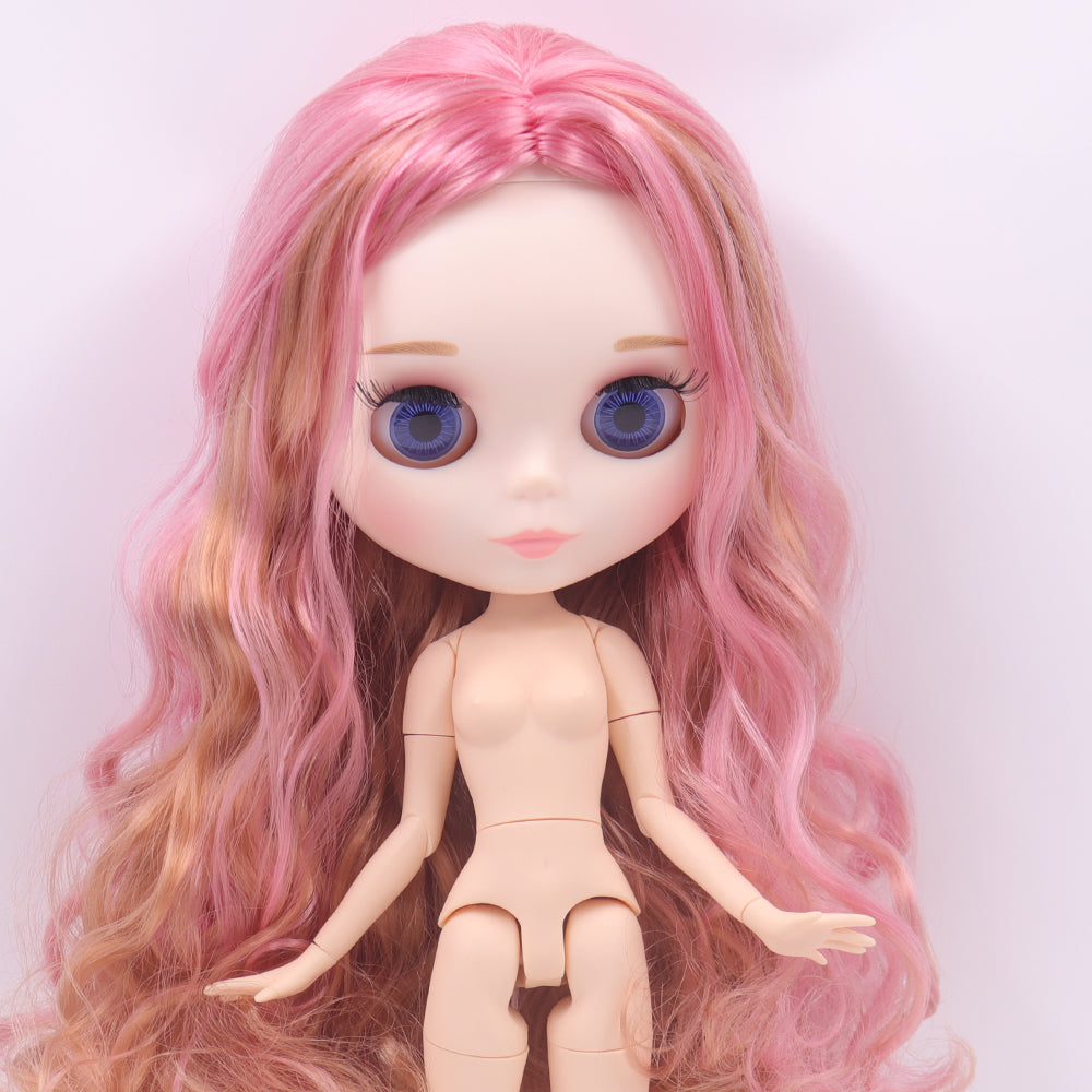Shiny Faced 30cm Blyth Doll with DIY Toy Joints and White Skin - ToylandEU