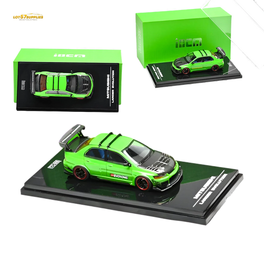  Mitsubishi Lancer Evo IX Diecast Parrot Green By IHCM -  ToylandEU™