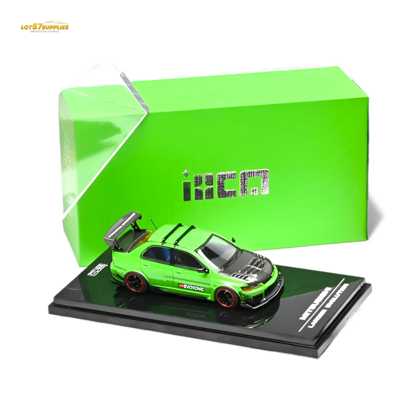 IHCM Mitsubishi Lancer Evo IX Parrot Green 1:64 - ToylandEU