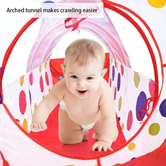  IMBABY 3 in 1 Ball Pool Folding Tent Tunnel for Kids -  ToylandEU™