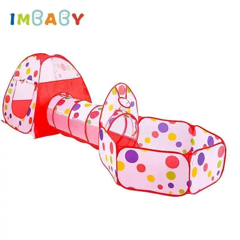  IMBABY 3 in 1 Ball Pool Folding Tent Tunnel for Kids -  ToylandEU™