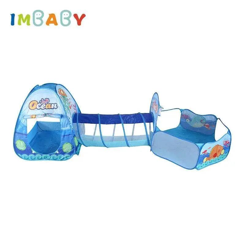  IMBABY 3 in 1 Ball Pool Folding Tent Tunnel for Kids -  ToylandEU™
