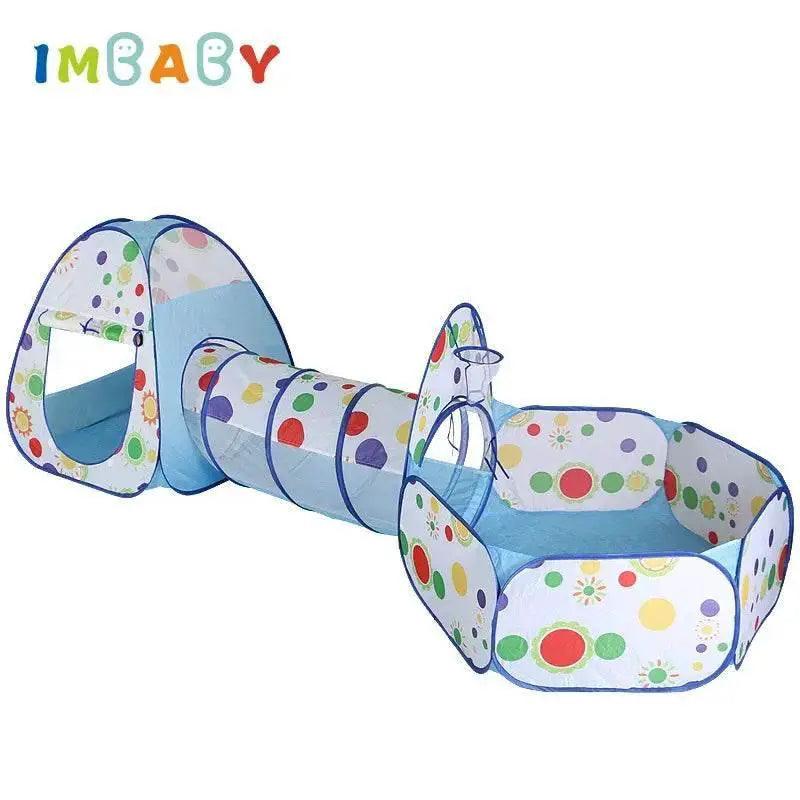  IMBABY 3 in 1 Ball Pool Folding Tent Tunnel for Kids -  ToylandEU™