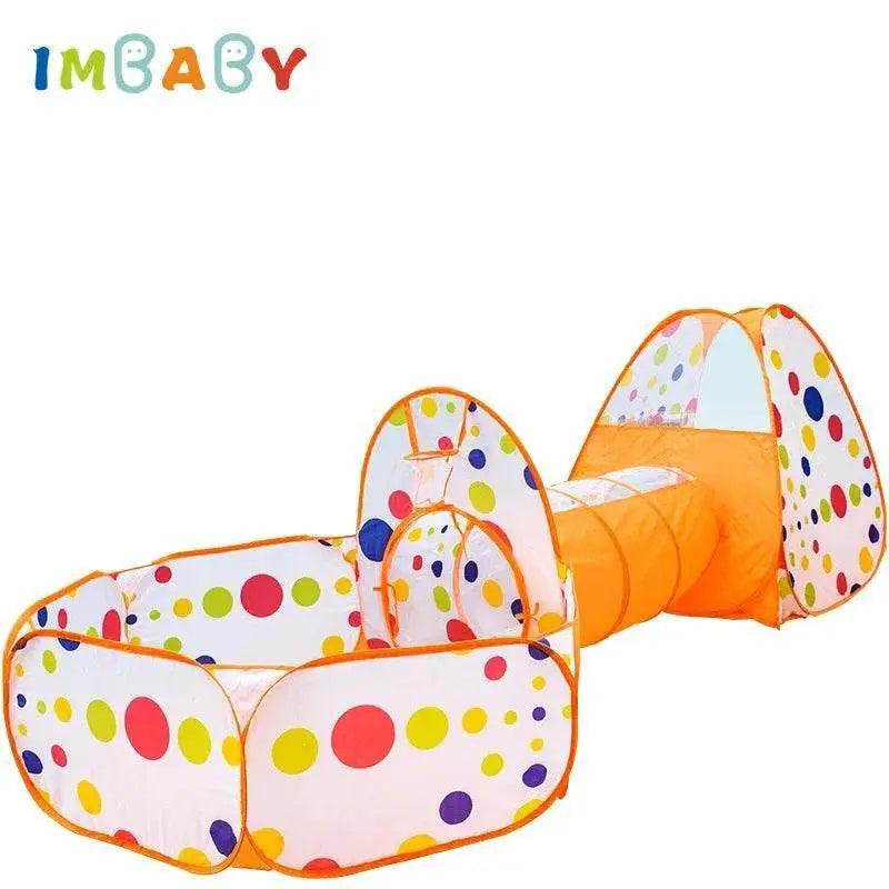  IMBABY 3 in 1 Ball Pool Folding Tent Tunnel for Kids -  ToylandEU™