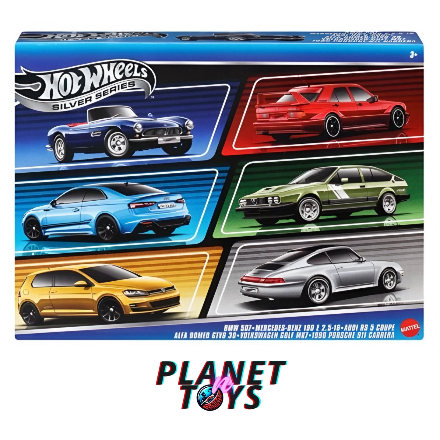 Hot Wheels Euro Style Die-Cast Cars Deluxe Multipack