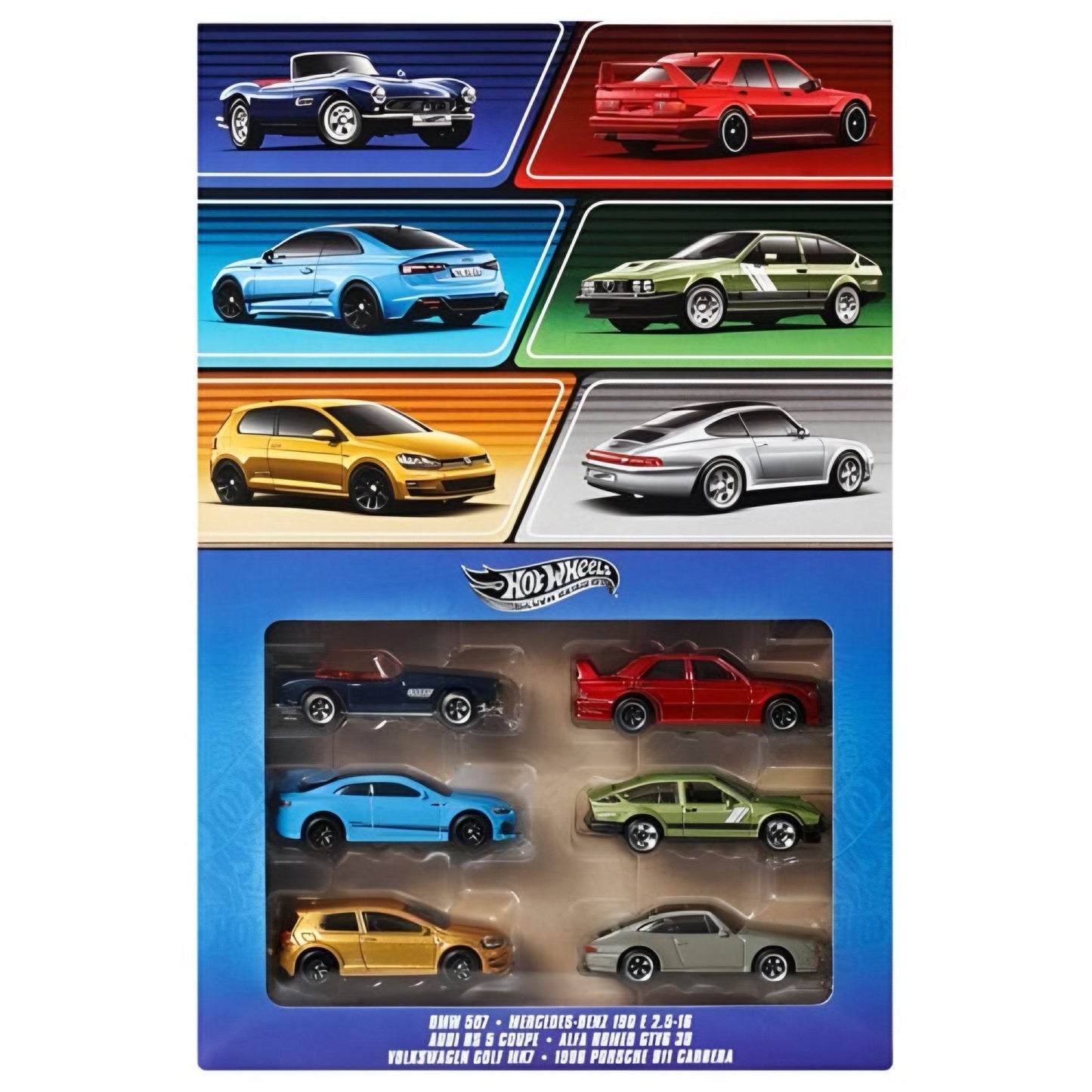 Hot Wheels Euro Style Die-Cast Cars Deluxe Multipack