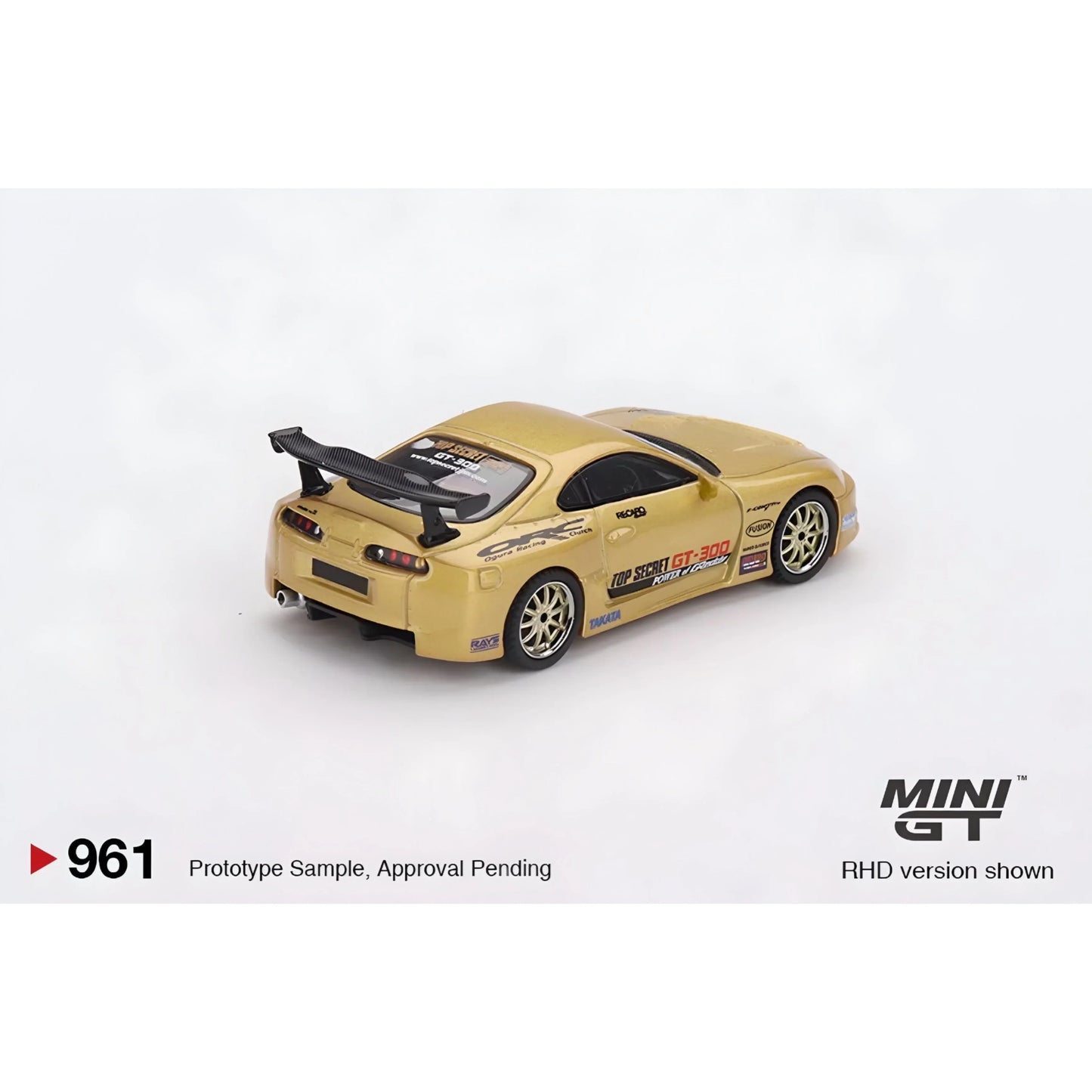Mini GT Toyota Supra A80 Diecast Gold Top Secret Limited - ToylandEU