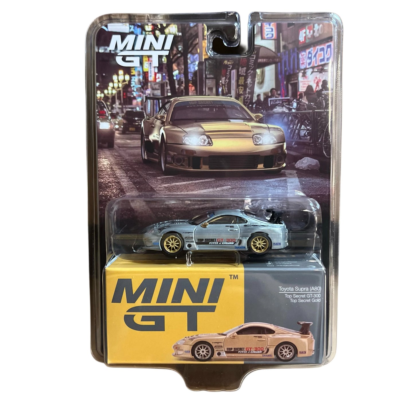 Mini GT Toyota Supra A80 Diecast Gold Top Secret Limited - ToylandEU