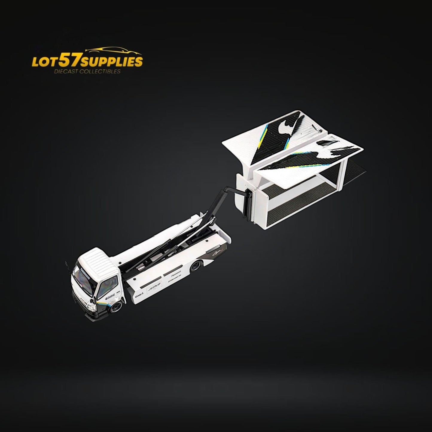 Diecast Hino 300 Diecast Box Truck 1:64 With Custom Livery