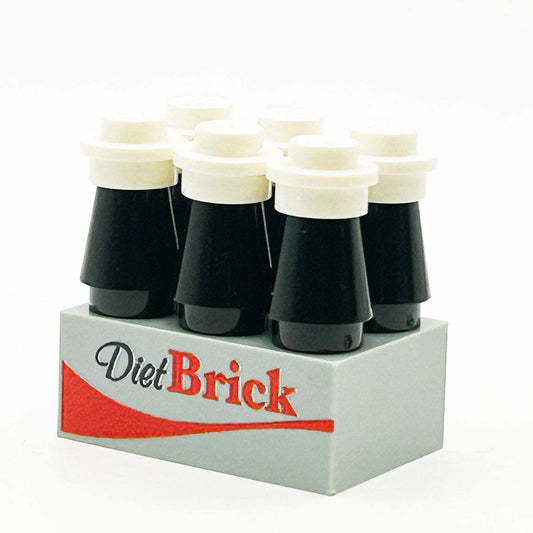 6-Pack Of Diet Brick Soda | Brick Prop | B3 Customs