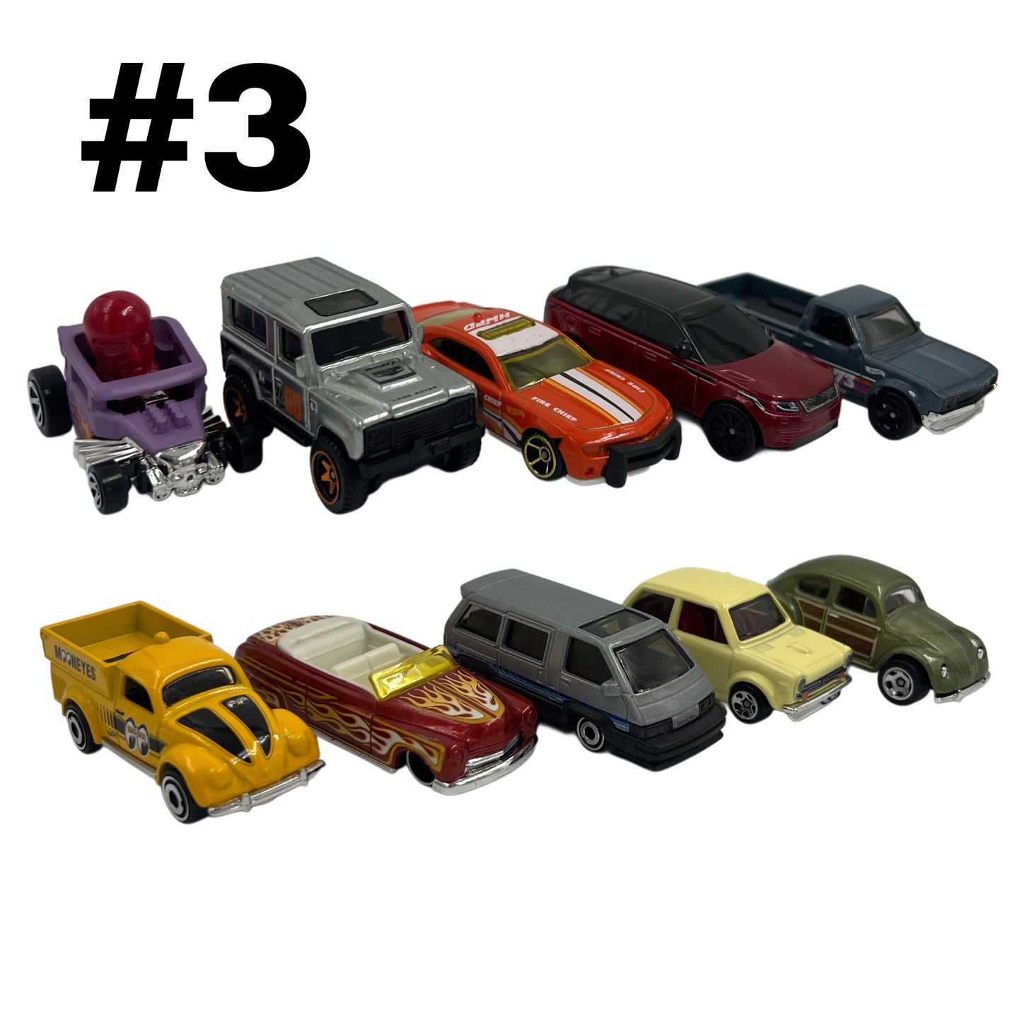 Hotwheels Assorted Loose Basic Mainlines Cars Variety Diecast Collectibles Scale 1:64 - Matchbox, Maisto, Majorrette, Jada, etc.