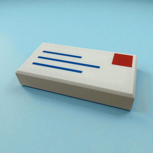 Life-Size Classic Envelope | Cosplay Prop | Brick-Built Mail | B3 Customs