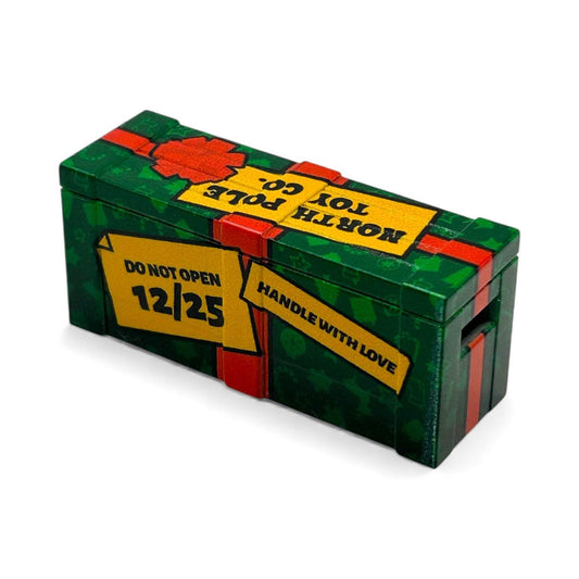 Christmas North Pole Toy Co. BrickArms Crate | New Loose Condition | Holiday Display | B3 Customs