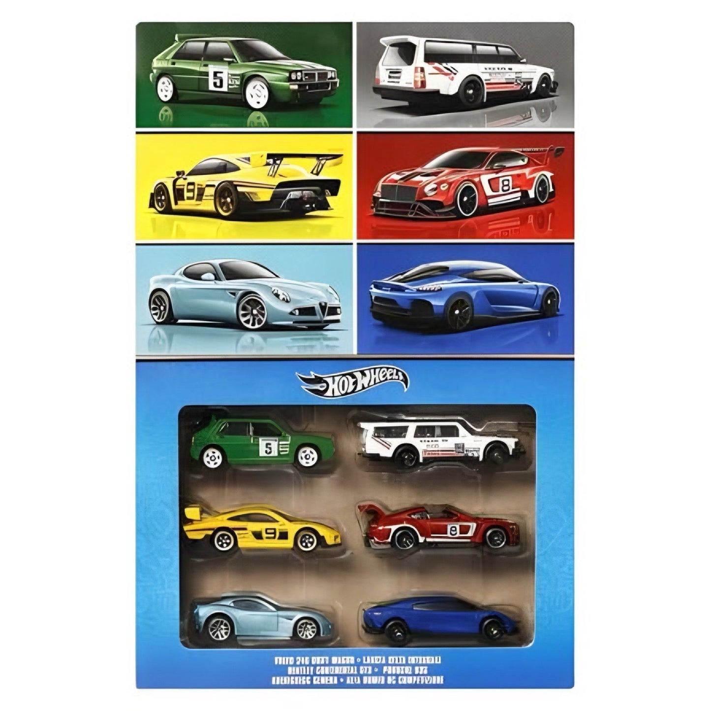 Hot Wheels Euro Style Die-Cast Cars Deluxe Multipack