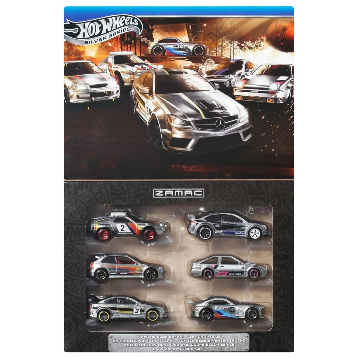 Hot Wheels Euro Style Die-Cast Cars Deluxe Multipack