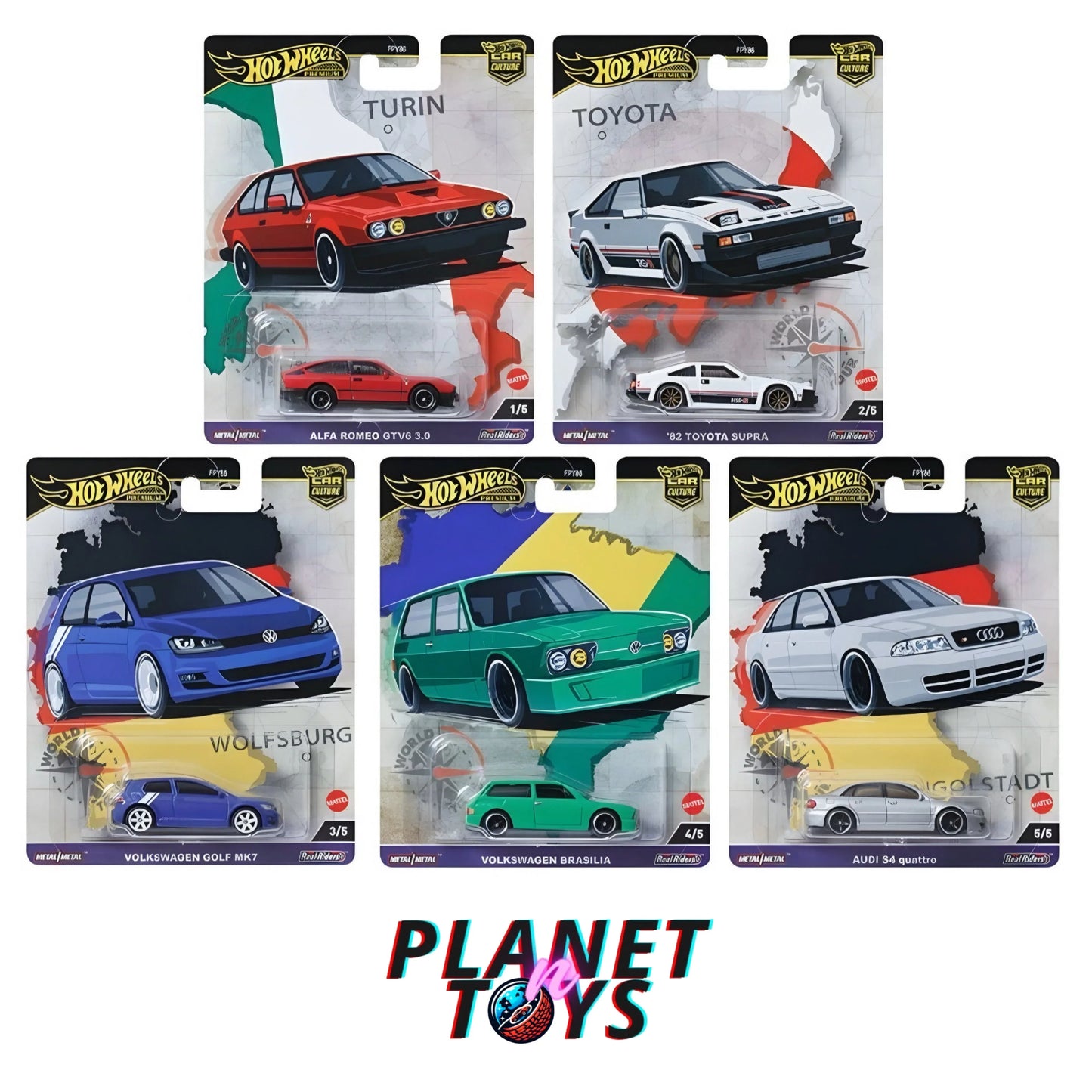 Hot Wheels Car Culture Premium Diecast Sets For Collectors - ToylandEU