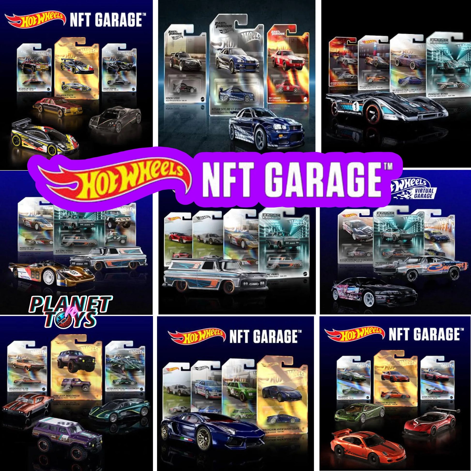 Hot Wheels NFT Garage Diecast Power Wagon Limited Edition Collectible - ToylandEU