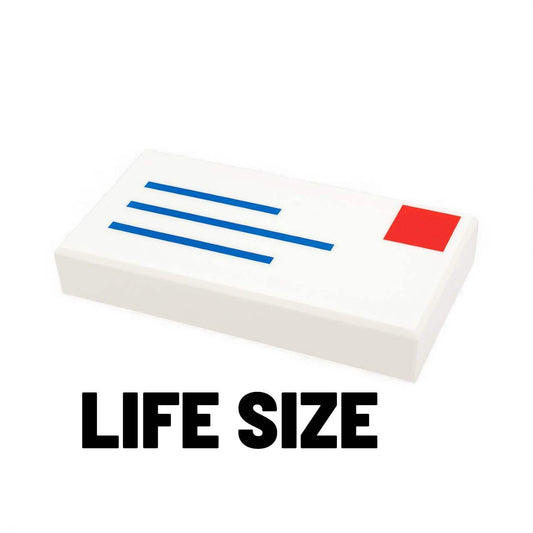 Life-Size Classic Envelope | Cosplay Prop | Brick-Built Mail | B3 Customs