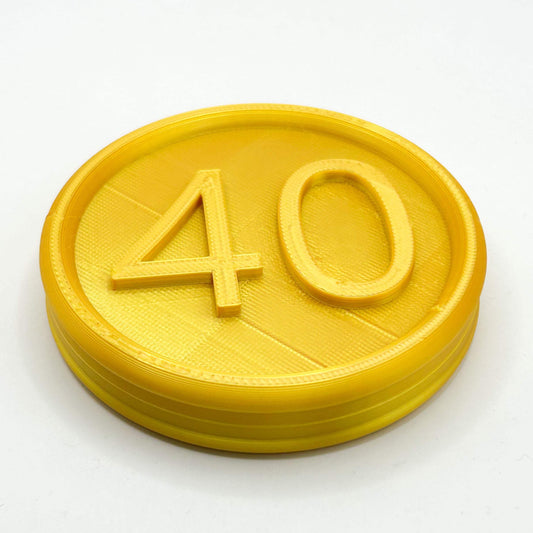 Life-Size 40 Cent Coin | Cosplay Prop | Oversized Treasure | B3 Customs