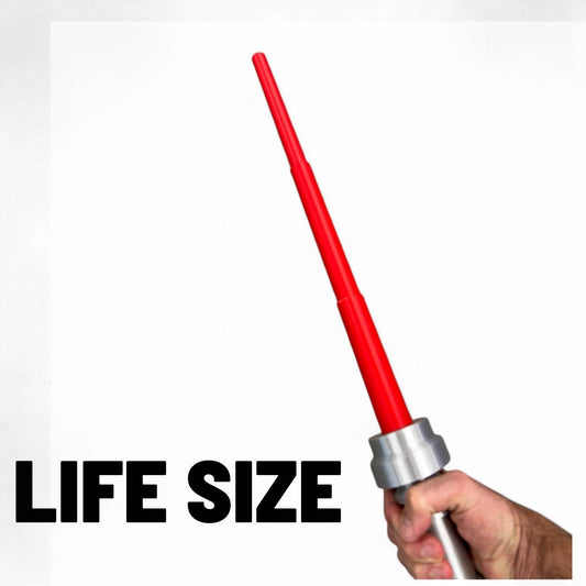 Life-Size Saber Hilt | Retractable Red Blade | Cosplay Prop | B3 Customs