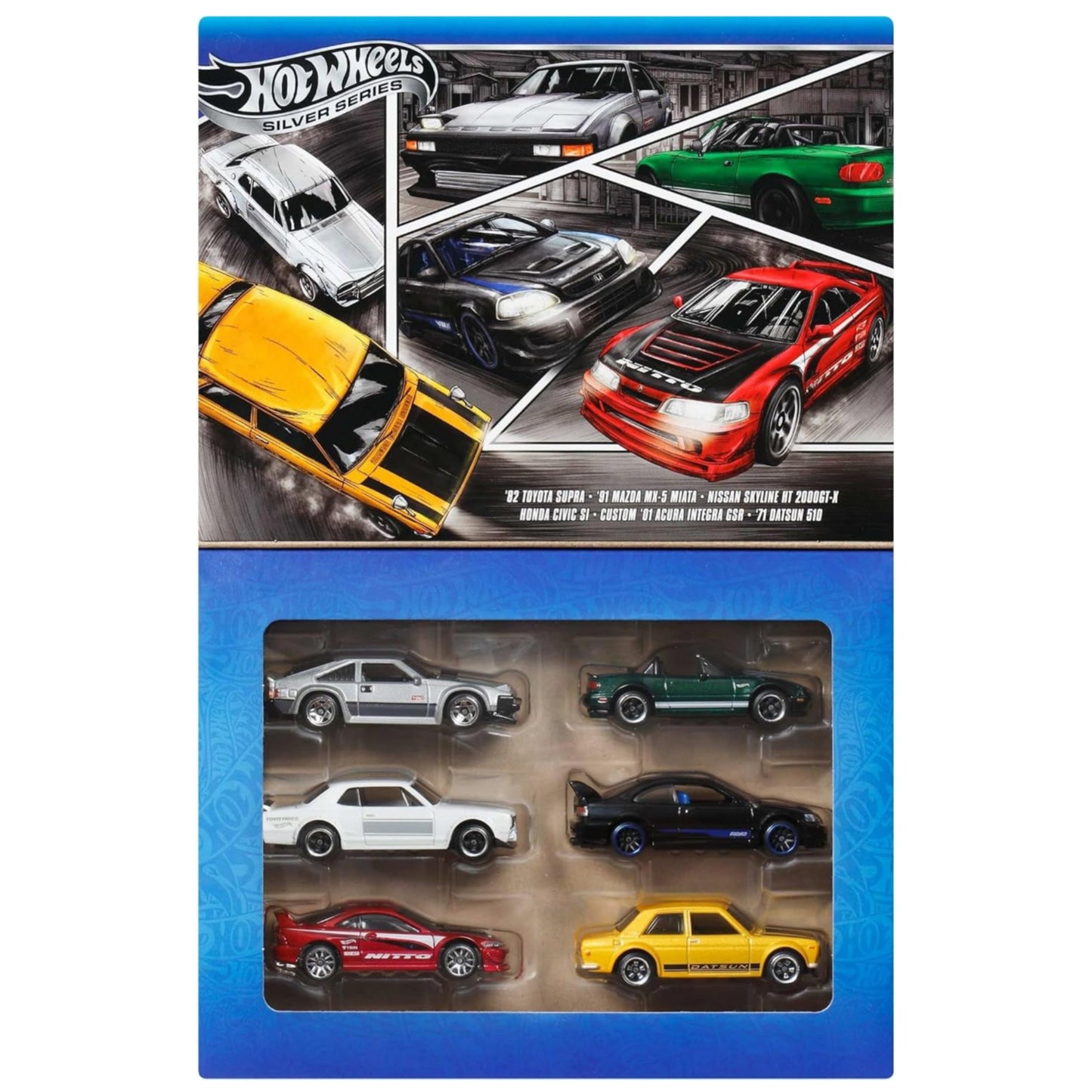 Hot Wheels Euro Style Die-Cast Cars Deluxe Multipack