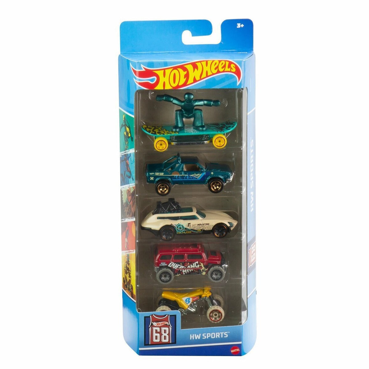 Hot Wheels / matchbox 5-cars Pack Assorted (Nissan, F1, Fast & Furious, Nightburnerz, Motor Show, & More)