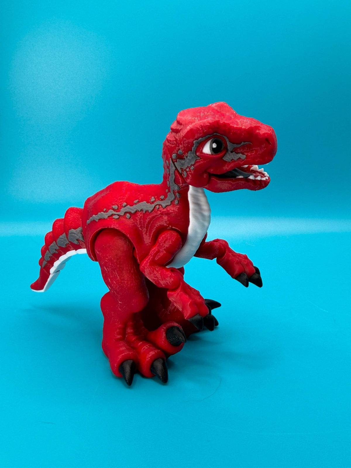 Articulated Velociraptor Dinosaur Fidget | 3D Printed Design | Moving Joints
