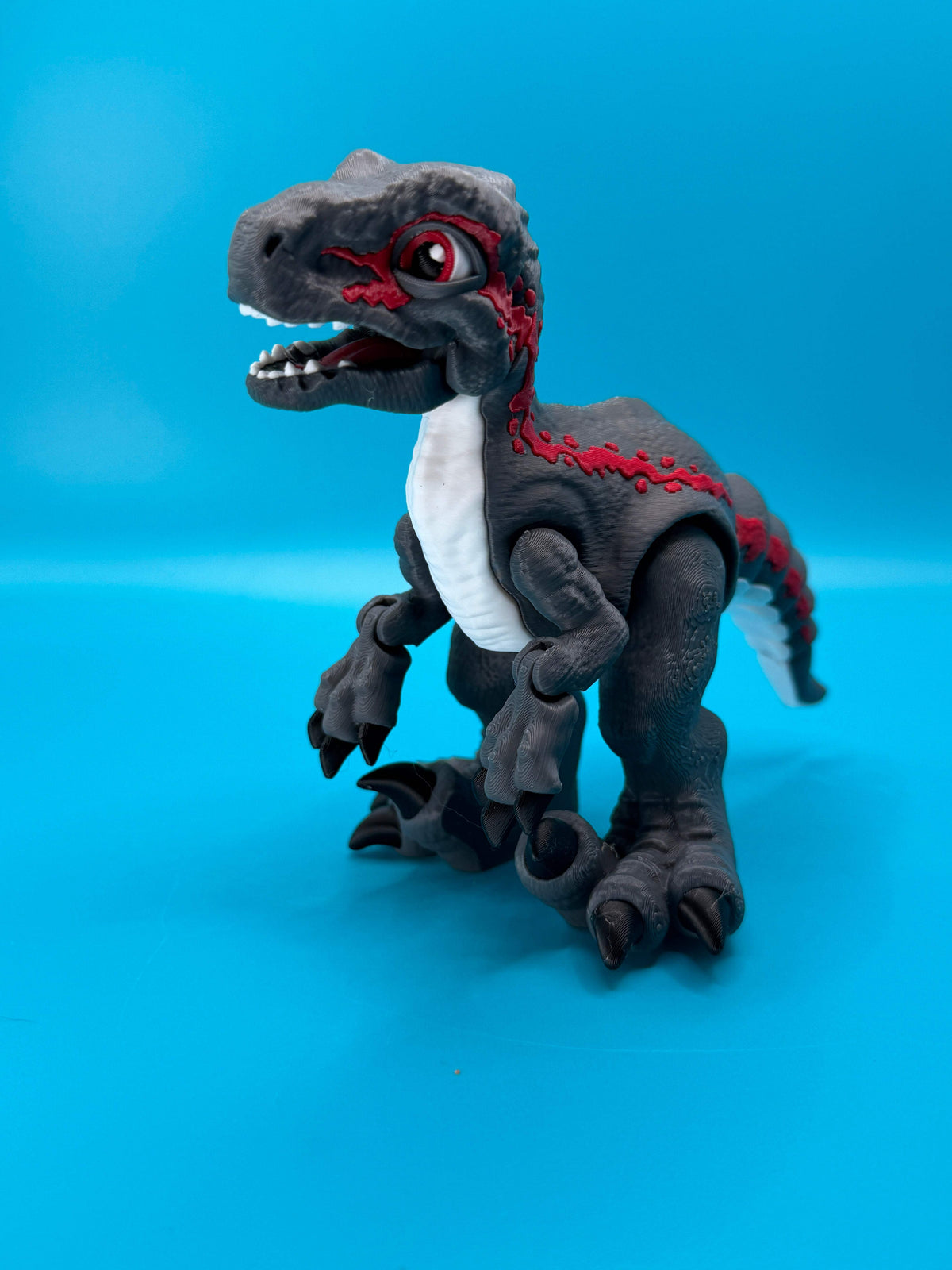 Articulated Velociraptor Dinosaur Fidget | 3D Printed Design | Moving Joints