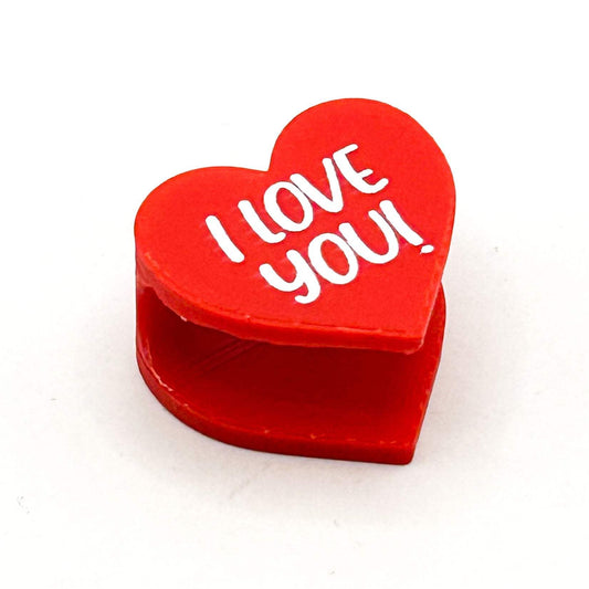 I Love You Heart Minifig Costume Part | 3D Printed | B3 Customs
