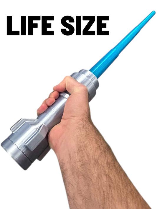 Life-Size Blue Saber | Retractable Blue Blade | Cosplay Prop | B3 Customs
