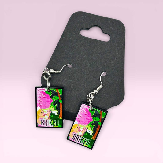 Bricked Movie Tile Earrings | Authentic New LEGO Parts | Novelty Jewelry | B3 Customs