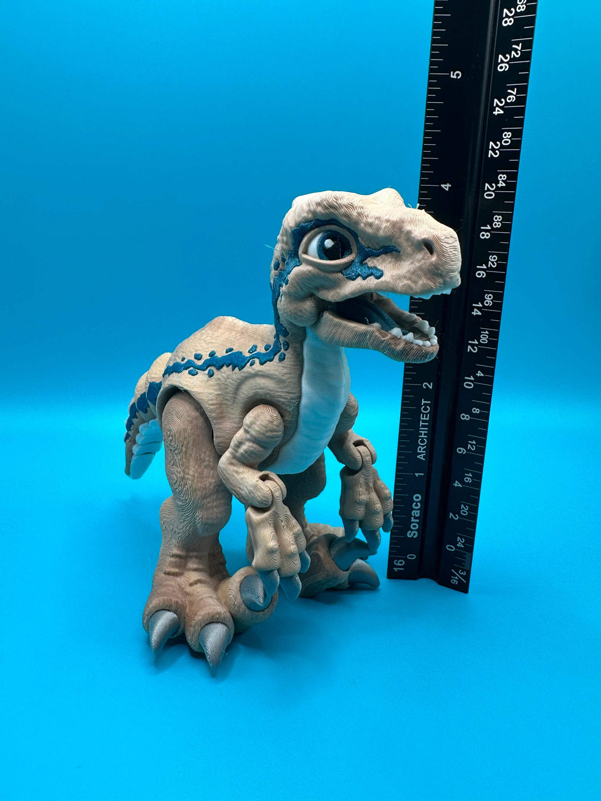 Articulated Velociraptor Dinosaur Fidget | 3D Printed Design | Moving Joints