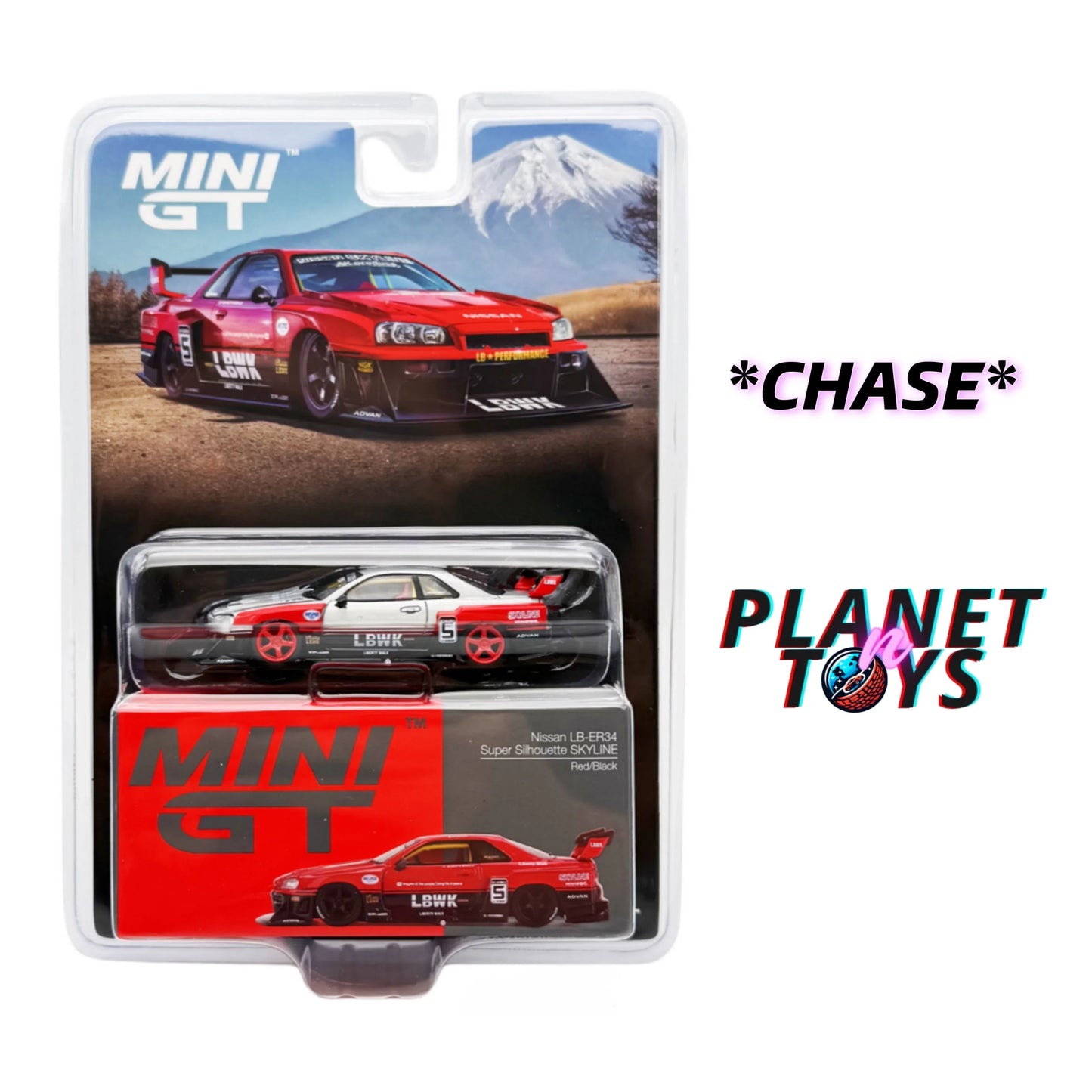 Mini GT 1 64 Scale Nissan LBER34 Super Silhouette Diecast - ToylandEU