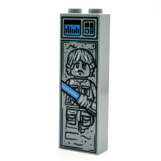 Bespin Hero In Carbonite | 1x2x5 Brick | Custom Printed LEGO Part | B3 Customs