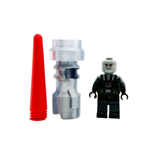 Vader Minifig With Red Blade Costume | Custom | B3 Customs