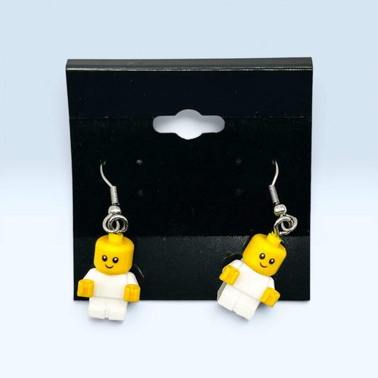 Baby Minifig Earrings | Tiny Heads Massive Style | LEGO Parts | B3 Customs