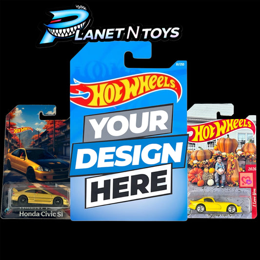 Custom Made Diecast 1:64 + Protector Case Hot wheels for any occasion - ToylandEU