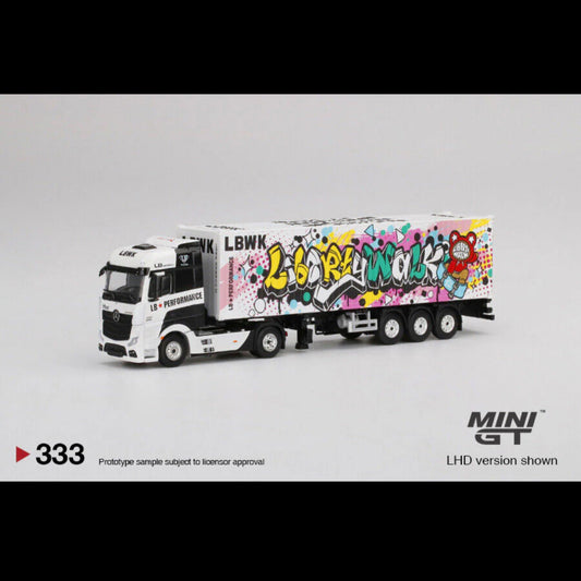 Mercedes Benz Actros 1:64 Diecast Truck Kuma Graffiti Container