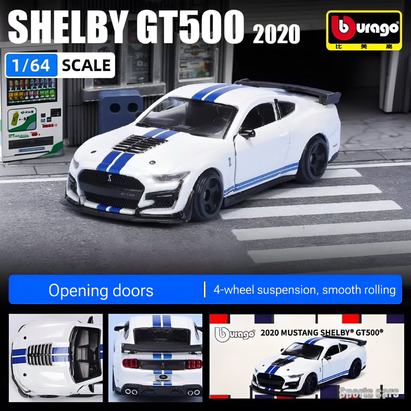 Diecast Cars 1:64 Assorted With Realistic Detail Collectible