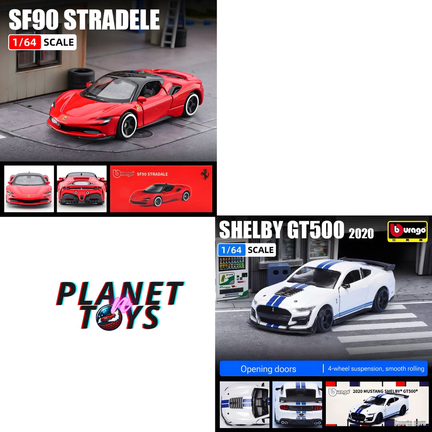 Diecast Cars 1:64 Assorted With Realistic Detail Collectible