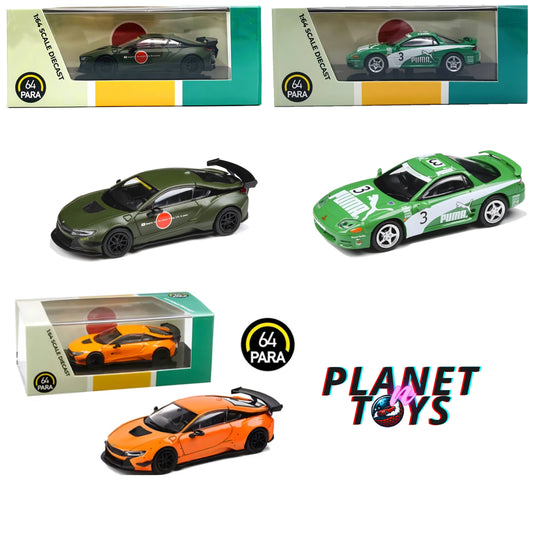 Highly Detailed 1:64 Diecast Cars Set For Collectors