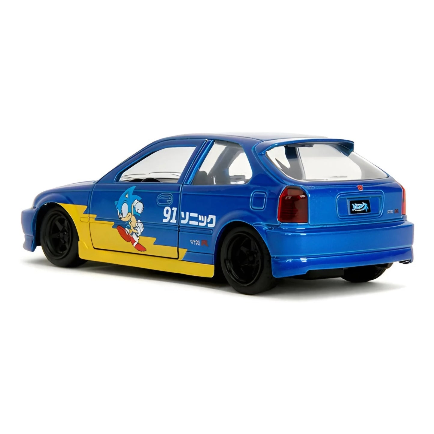 Authentic Diecast Car Sonic Hedgehog Honda Civic Type R
