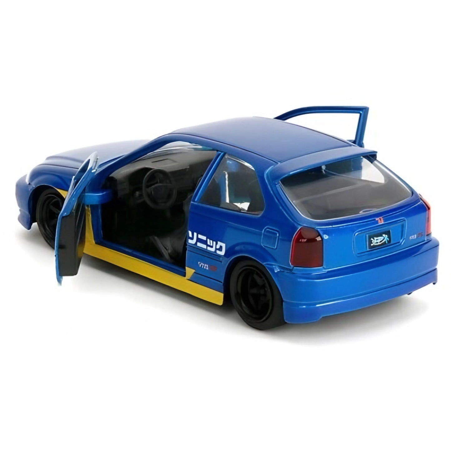 Authentic Diecast Car Sonic Hedgehog Honda Civic Type R