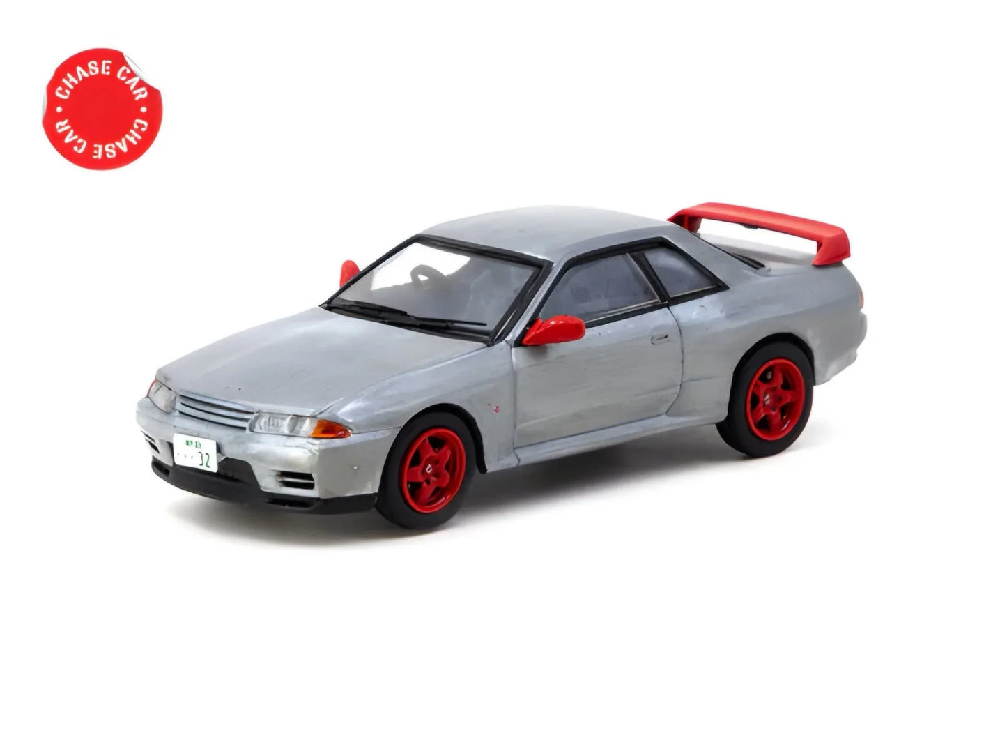 Tarmac Works - 1/64 NISSAN SKYLINE GT-R BNR32 RED DIECAST SCALE MODEL CAR (JC64-008-RD) Mijo - ToylandEU