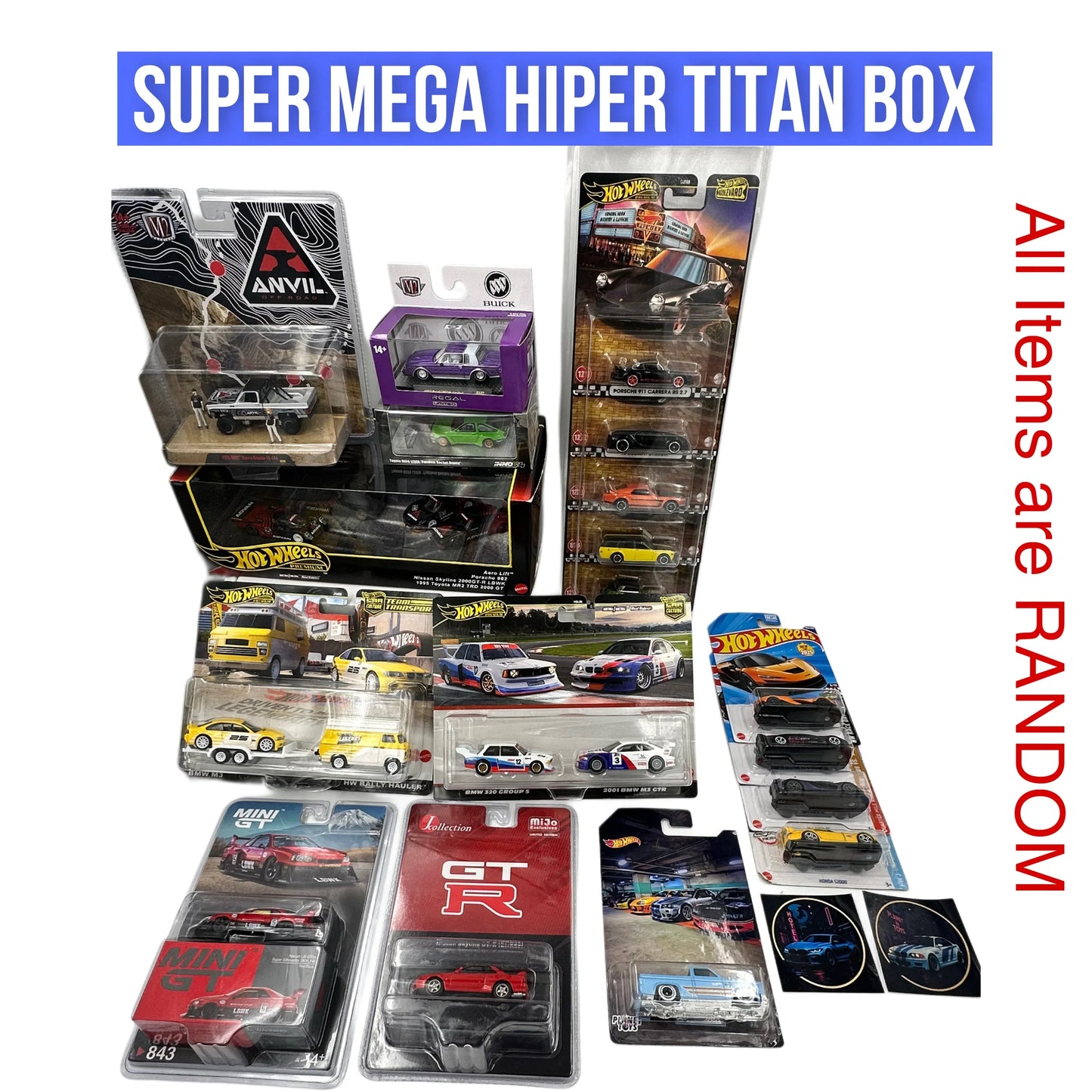 Planet n Toys Diecast Box 1:64 Assorted Collectible Hotwheels/Matchbox - ToylandEU