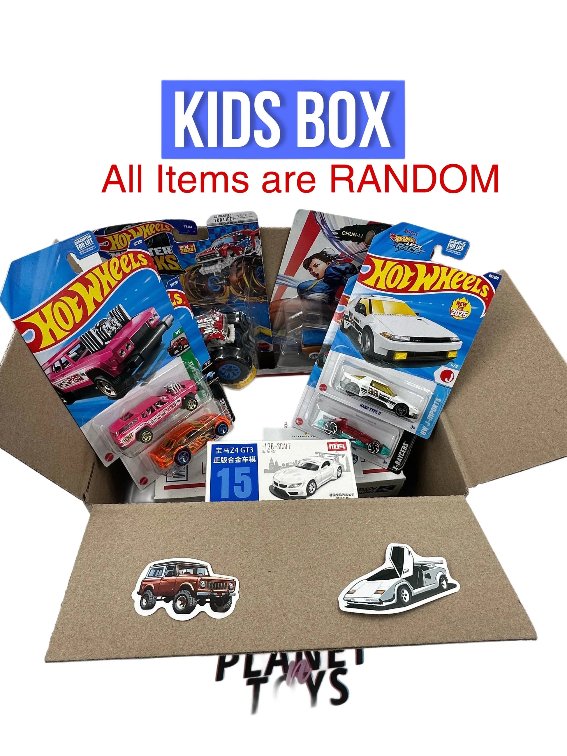 Planet n Toys Diecast Box 1:64 Assorted Collectible Hotwheels/Matchbox - ToylandEU