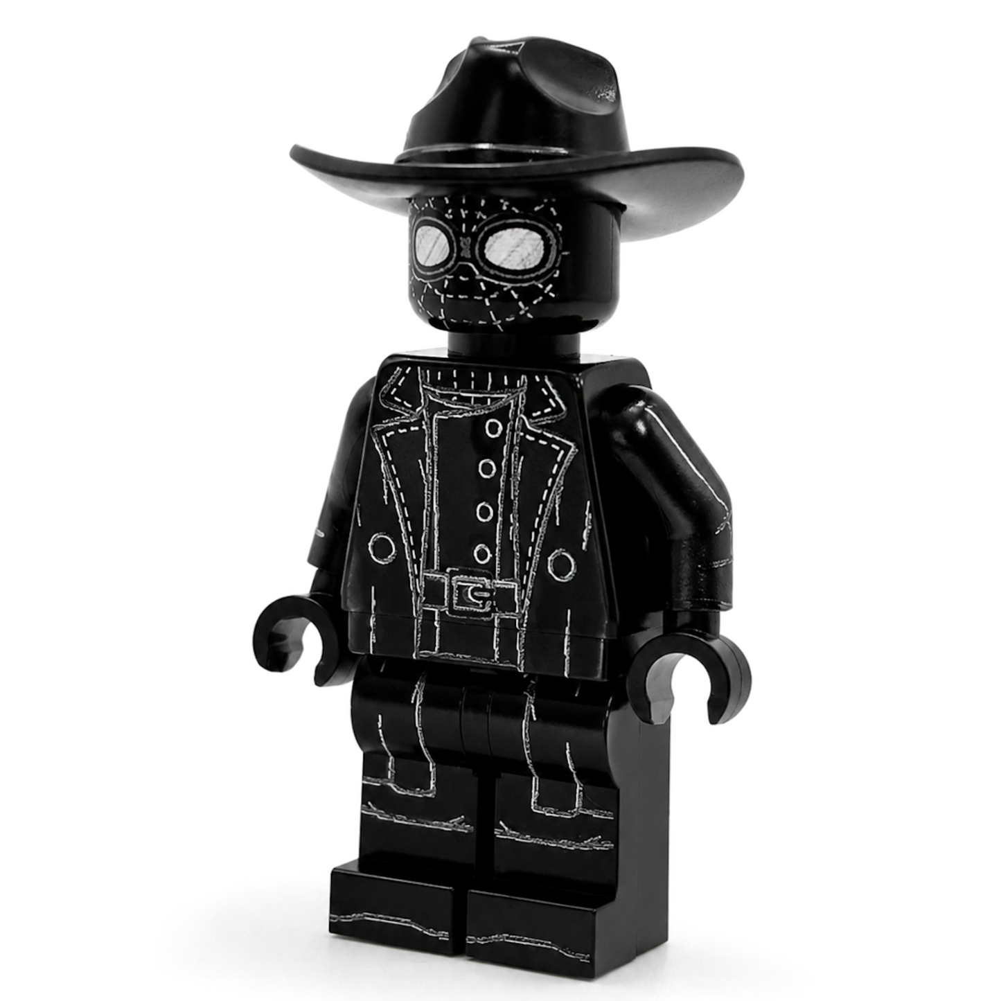 Spider Man Noir Minifigure | Detective Outfit | Noir Aesthetic | Noir Edition
