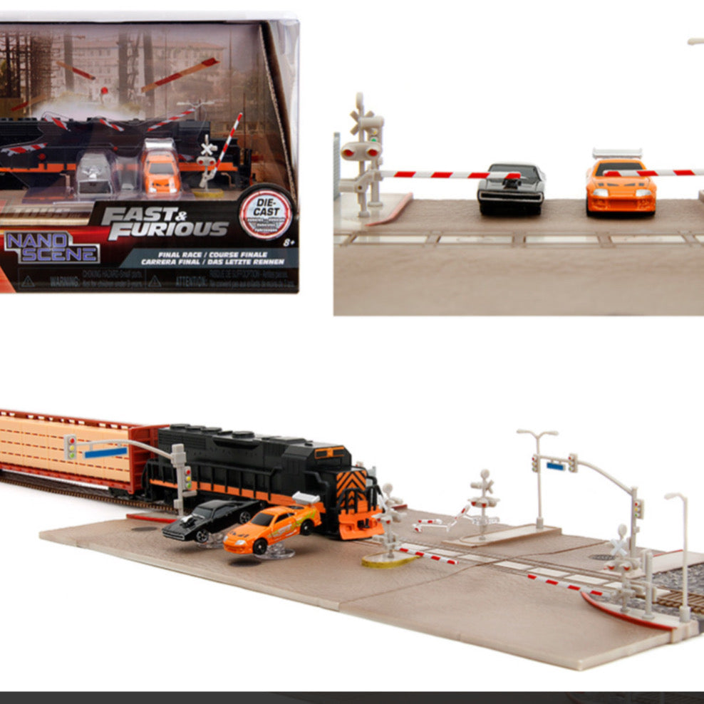 Jada Nano Scene Diorama Set Die Cast Cars Collectible