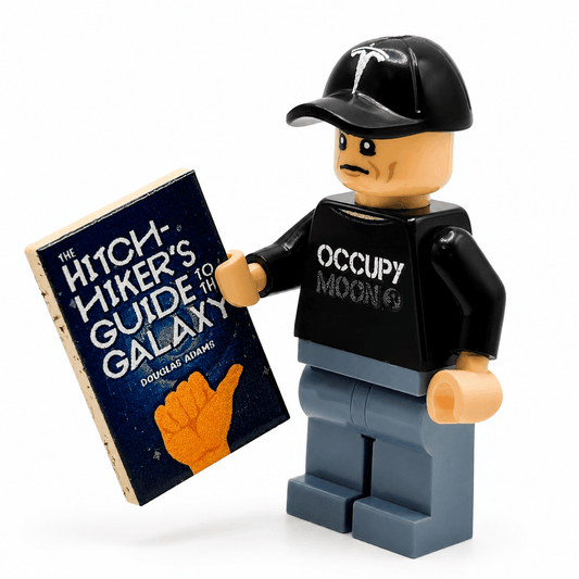 Building Brick Minifig | Visionary Innovator | Occupy Moon Collectible
