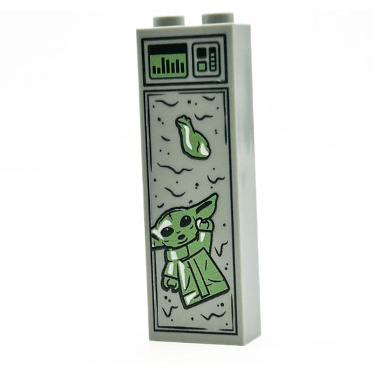 Baby Yoda Block | Carbonite Molding Design | Star Wars Display Figure | 1x2x5